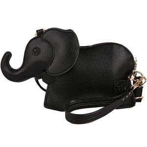 Fun Weird Elephant Shaped Crossbody Shoulder Bag Pu Leather Unique >:)